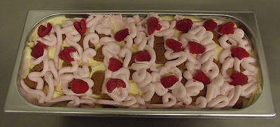 Glace Cheese cake framboise